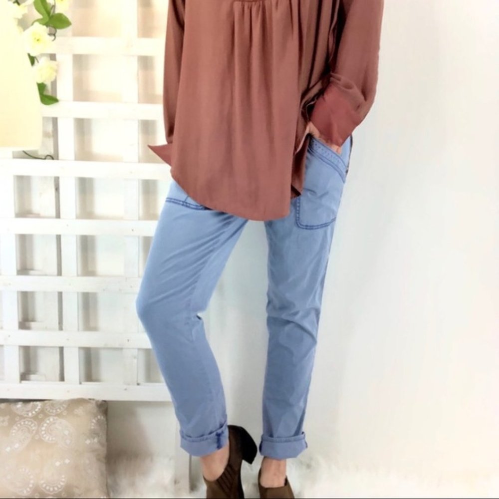 ANTHROPOLOGIE | Hei Hei Alastair Cargo Pants Blue Sz 27